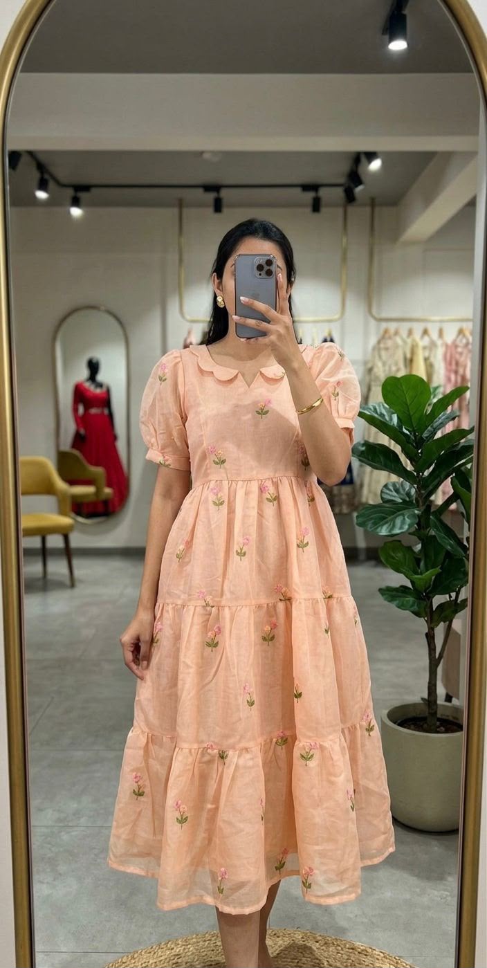 Floral Printed Midi Dress