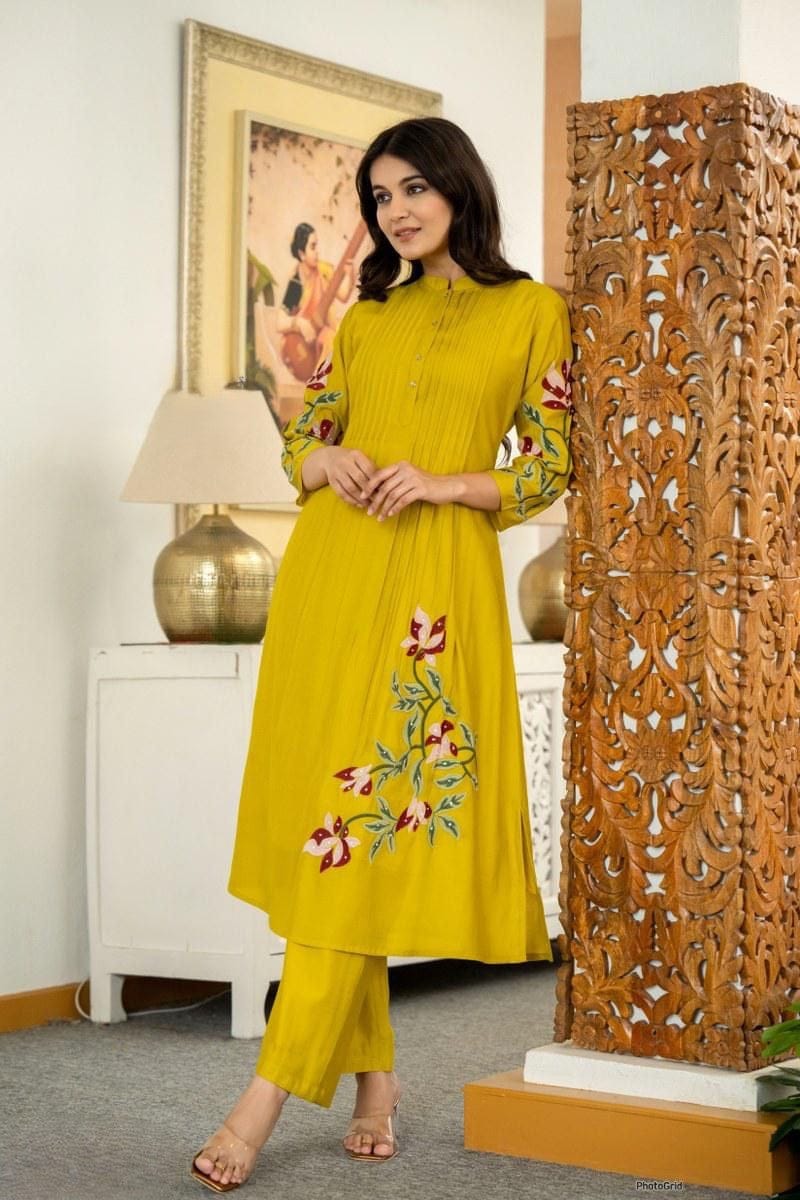 Printed A-Line Cotton Kurta