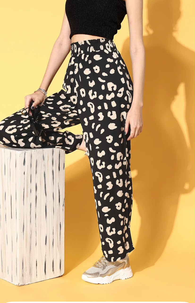 Pleated Cotton Trousers
